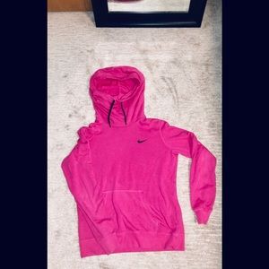 Nike Hot Pink Funnel Neck Hoodie